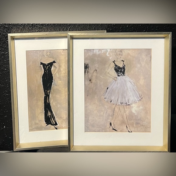 Z Gallerie Art Z Gallerie Framed Artwork Set Of Two Poshmark